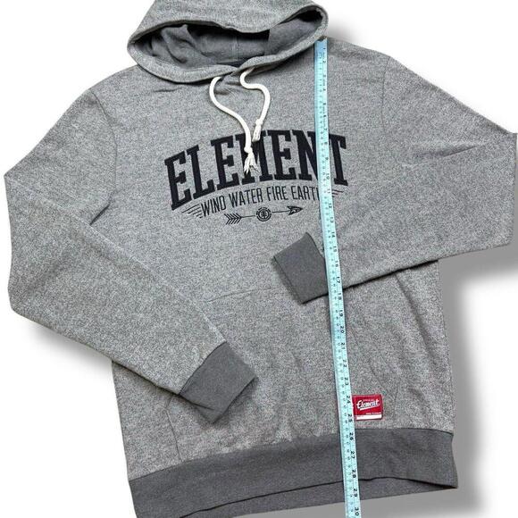 Vintage Y2K Element Hoodie Embroidered Logo Spell-out Pocket - Picture 6 of 7